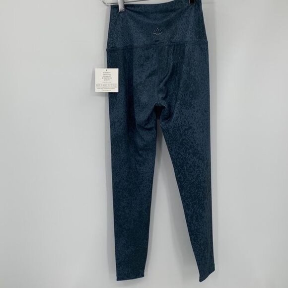 Beyond Yoga Lux high waist leggings navy marble 7/8-length women new Small - Picture 4 of 5